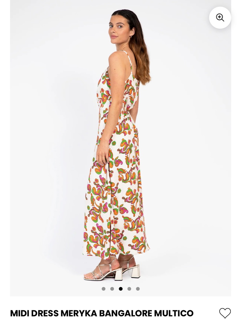Ryka Bangalore Multico White Floral-Print Maxi Dress